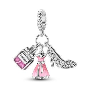 Night on the Town Bracelet Charm-NEW